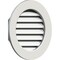 Ekena Millwork Round Gable Vent Functional, PVC Gable Vent w/ 1" x 4" Flat Trim Frame, 34"W x 34"H GVPRO34X3401FUN - alternate 3